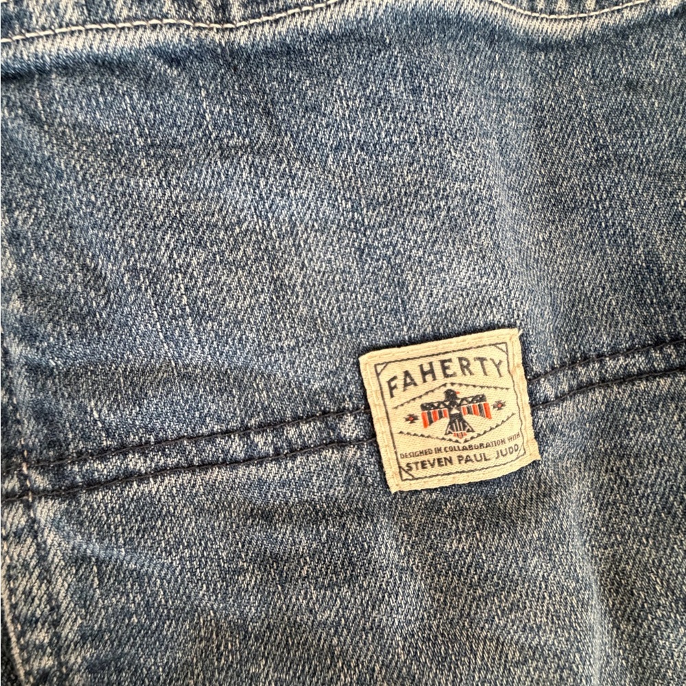 Faherty Men's Relaxed Indigo Jeans - Picture 7 of 11